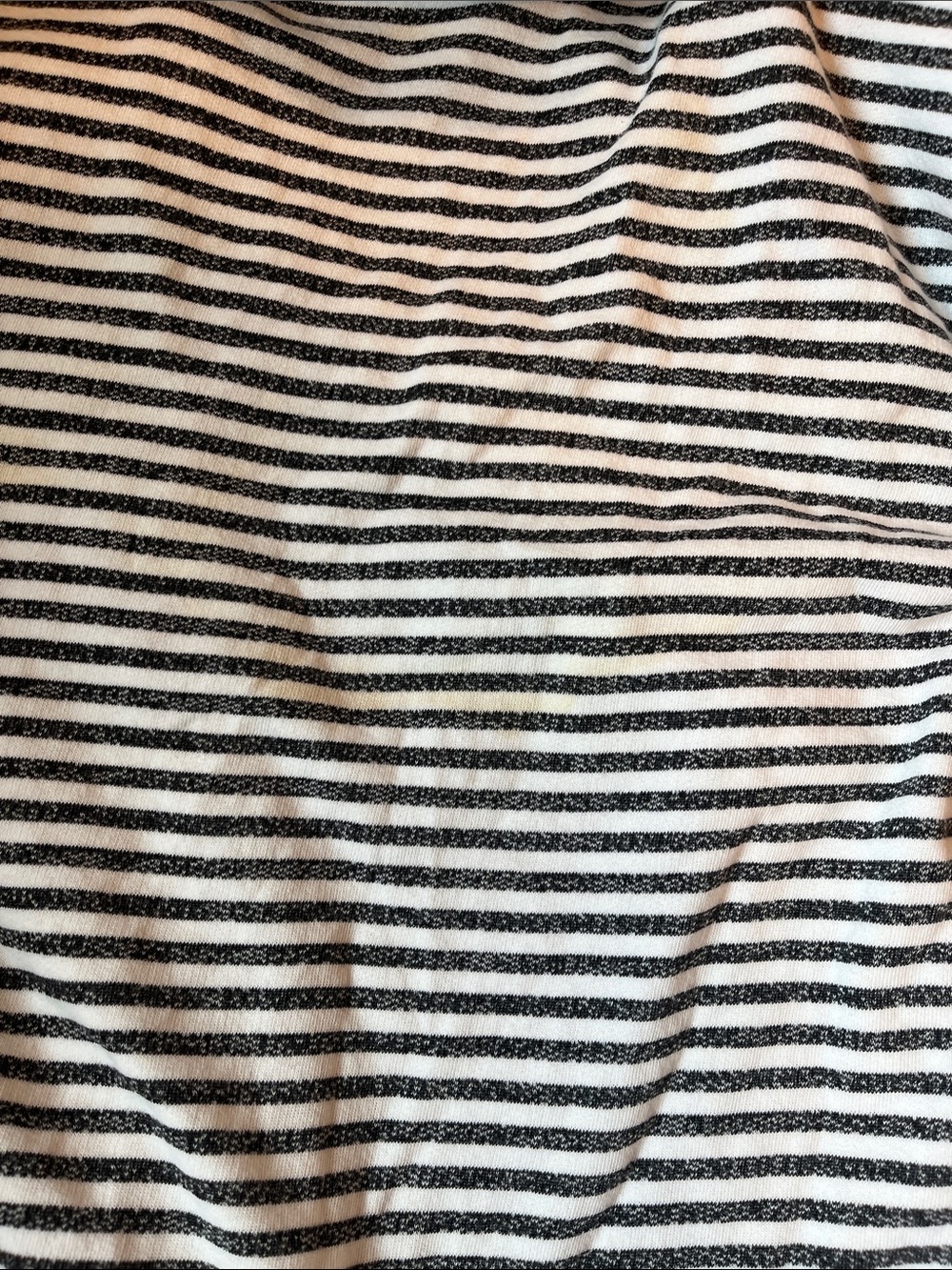 Bobbie Brooks Plus Size Gray & White Striped Hoodie - Picture 7 of 7